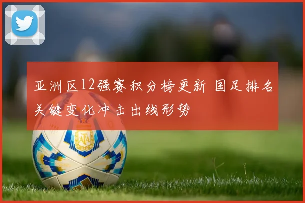 亚洲区12强赛积分榜更新 国足排名关键变化冲击出线形势